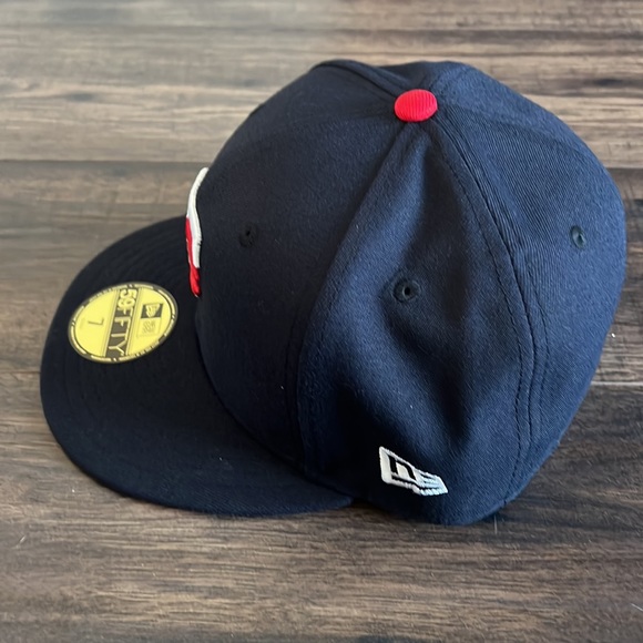 Minnesota Twins New Era Navy Jackie Robinson Day Sidepatch 59FIFTY Fitted Hat - Picture 4 of 8